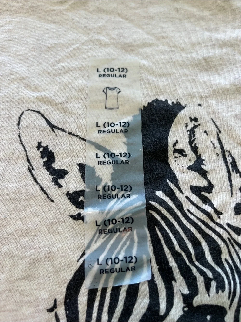 Zebra tee. New with tag